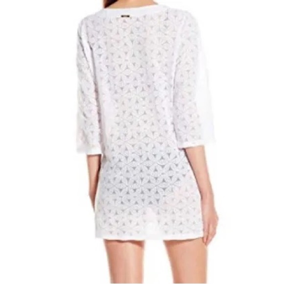 NWT Laundry by Shelli Segal Spellbound Cover-Up white tunic - Picture 4 of 14